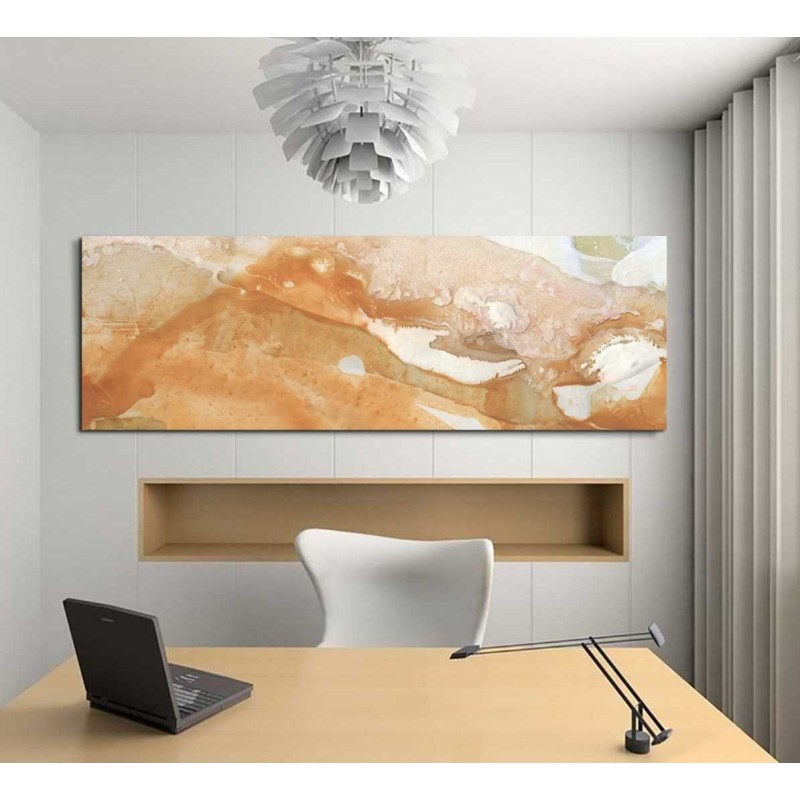 Arte moderno, Elegante creación grande marrón claro decoración pared Abstractos Pintura Abstracta venta online